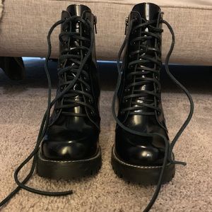 Jeffrey Campbell Legion Lace-up Boots, Size 7